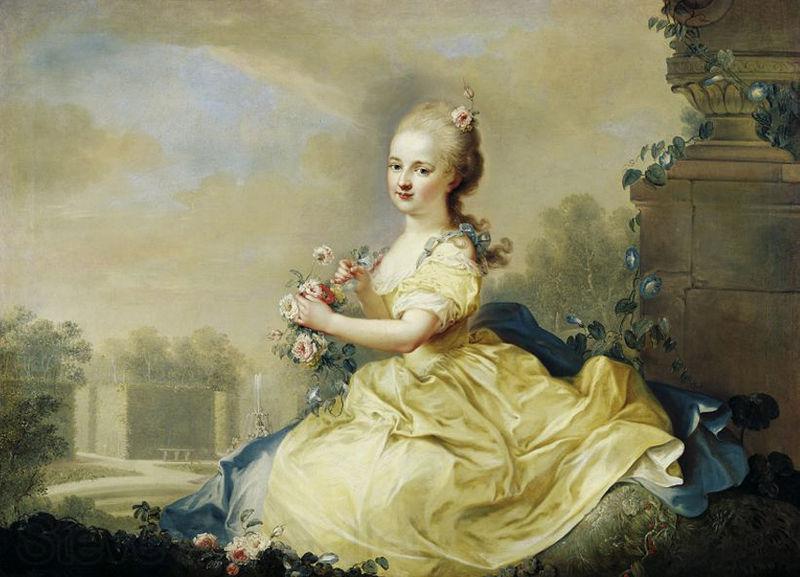 unknow artist Portrait of Maria Josepha Hermengilde